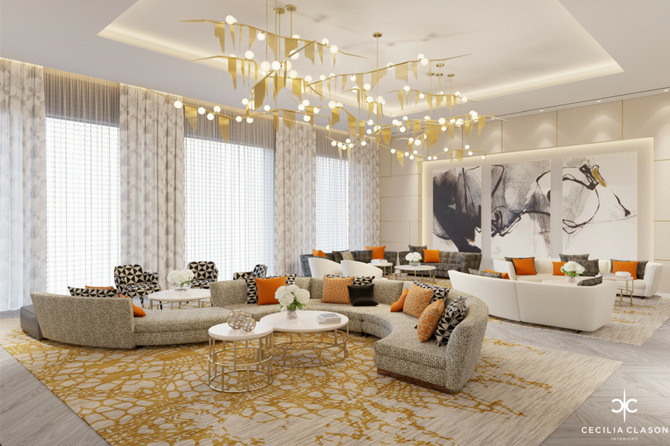 (10) Residential Interior Designer Dubai - Family Lounge Abs Palace - From CeciliaClasonInteriors.com