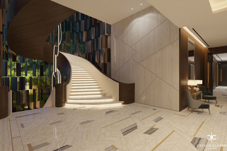 Residential Interior Design Firms Dubai - Staircase Abs Palace