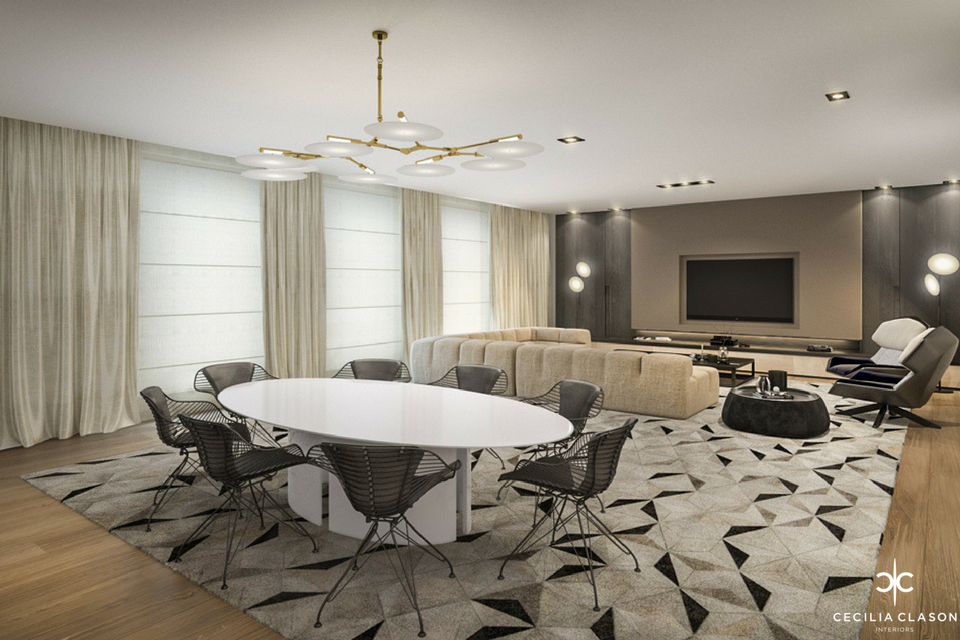 Residential Interior Designer Dubai - Princes Private Lounge Abs Palace - From CeciliaClasonInteriors.com