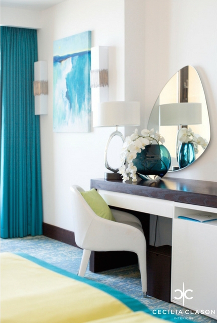 (3) Hotel Design Company Dubai - Ocean View Hotel Guest Rooms - From CeciliaClasonInteriors.com