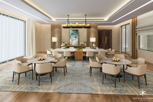 House Interior Designer Dubai Basement Dining Abs Palace From CeciliaClasonInteriors.com